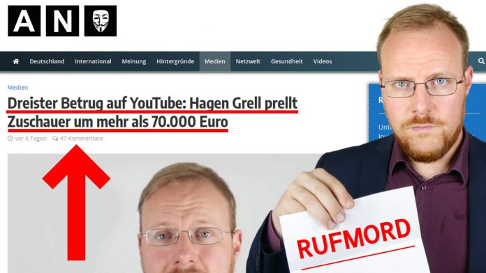 FreiHoch3 - Was hat Hagen Grell mit den 70.000 Euro gemacht - Spenden Geld Betrug Youtube